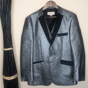 Silver Glitter Blazer